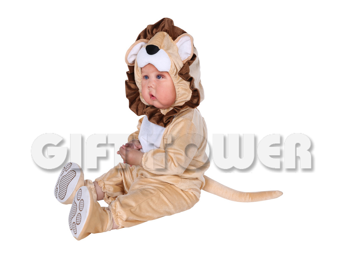 焕佑批发可爱婴儿服装婴儿COS卡通狮子装T-0008可爱小狮子装角色扮演服装万圣节表演服装详情2