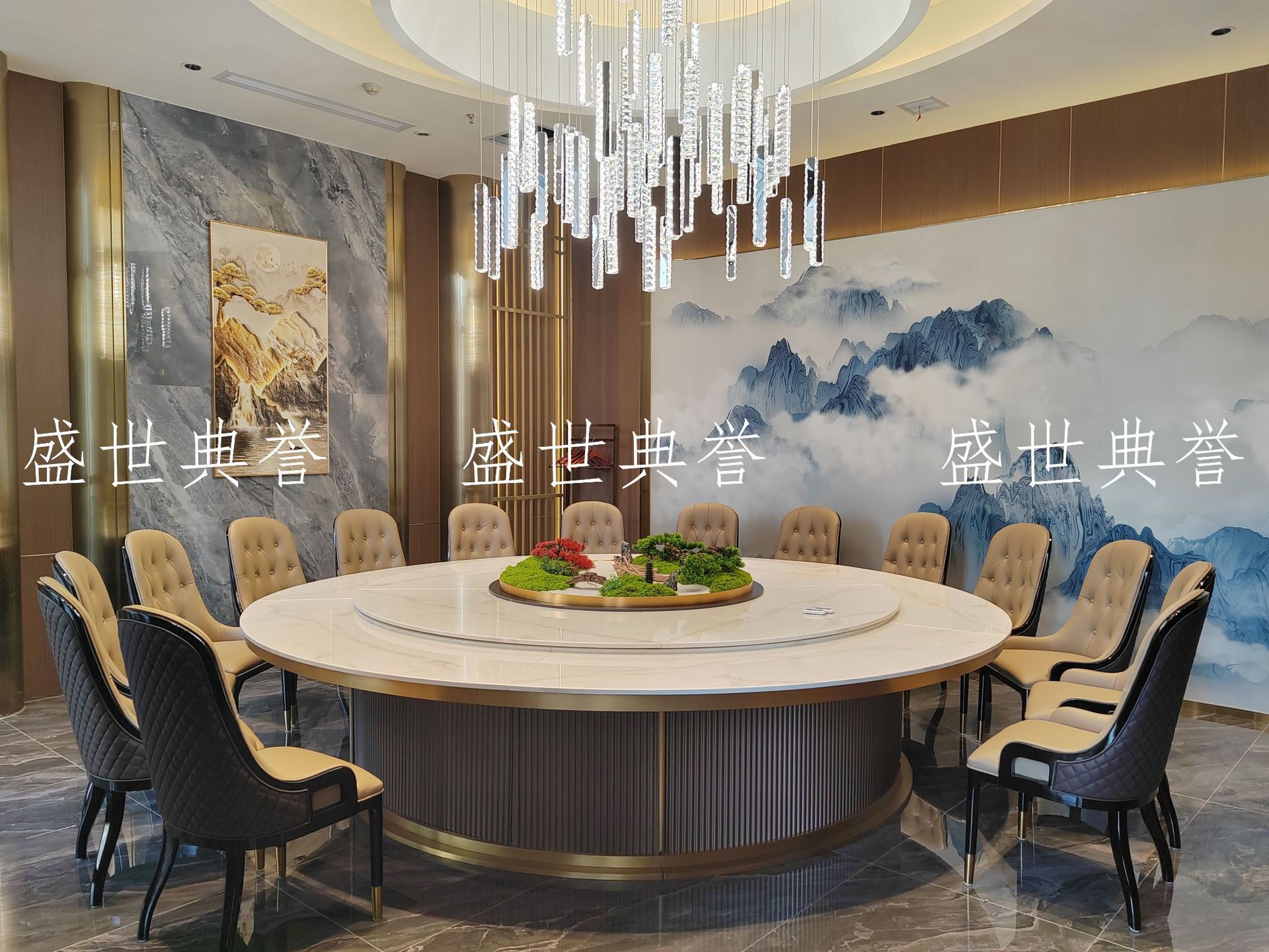Solid wood dining tables and chairs for five-star hotels in Dalian, modern soft-padded chairs for seafood restaurants, and light luxury solid wood chairs for high-end clubs pic 8