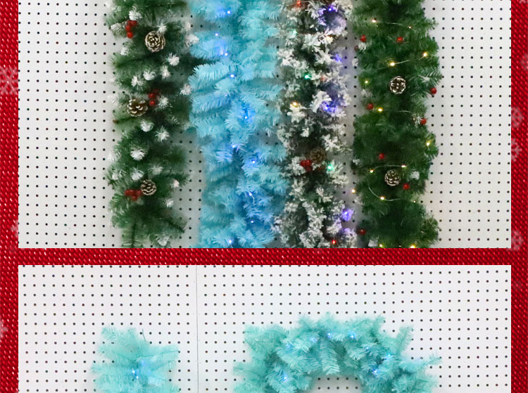 2.7-meter Christmas decorative rattan, encrypted luxury Christmas ornaments, rattan hanging ornaments for hotels, shopping malls and bars pic 37