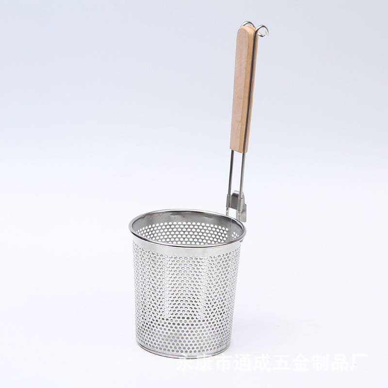 Factory direct sales of new stainless steel perforated steel plate, Fenli Spicy Hot pot rice noodles, scooping spoon for cooking and scooping noodles pic 5