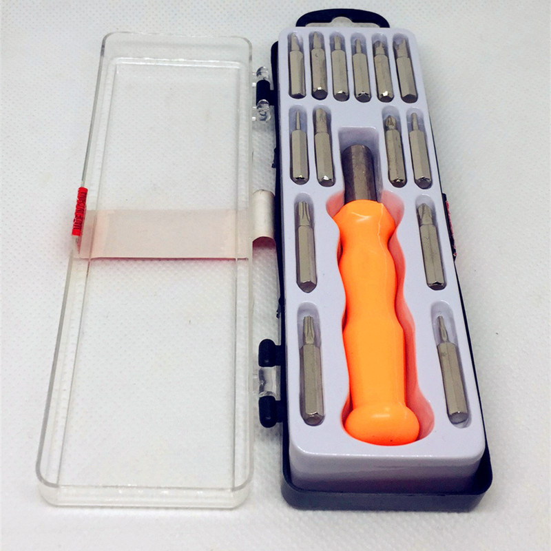 Factory direct supply 15pc multi-purpose screwdriver square box tool set wholesale pic 4
