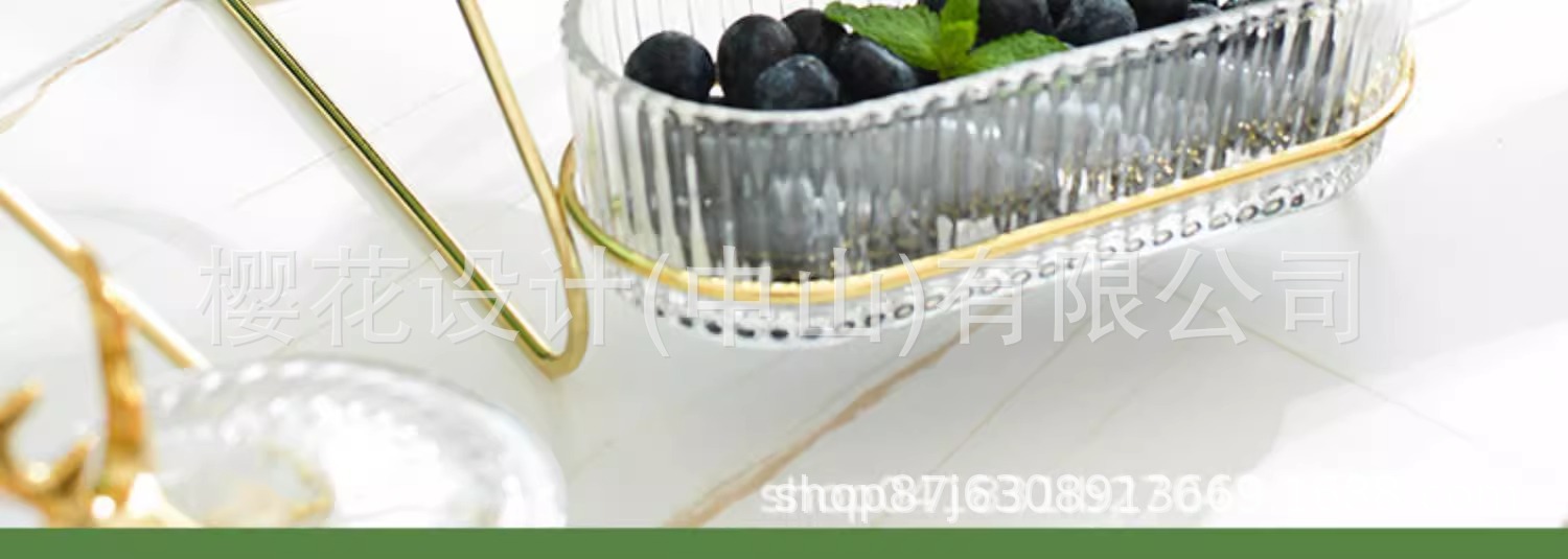 轻奢水果盘家用客厅茶几小吃多层零食盘高档糖果盘分格干果收纳盒详情5