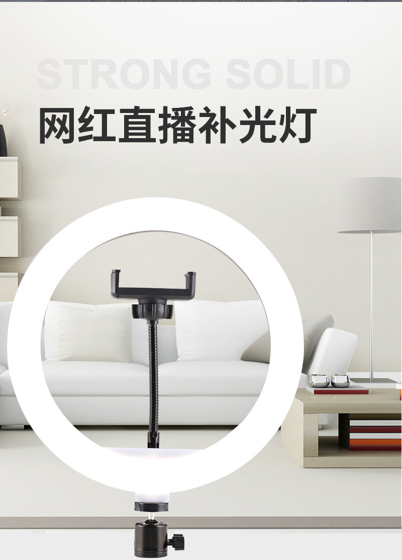 26cm Ringlight fill light, 10-inch selfie photography light, 10-inch circular beauty live streaming light pic 3