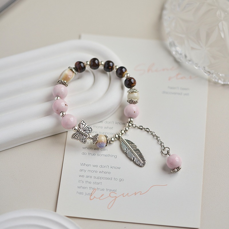 Jingdezhen ceramic bracelet, new Chinese-style jewelry source supply, 10 yuan for 3 bracelets, versatile for women, with a sense of luxury pic 7