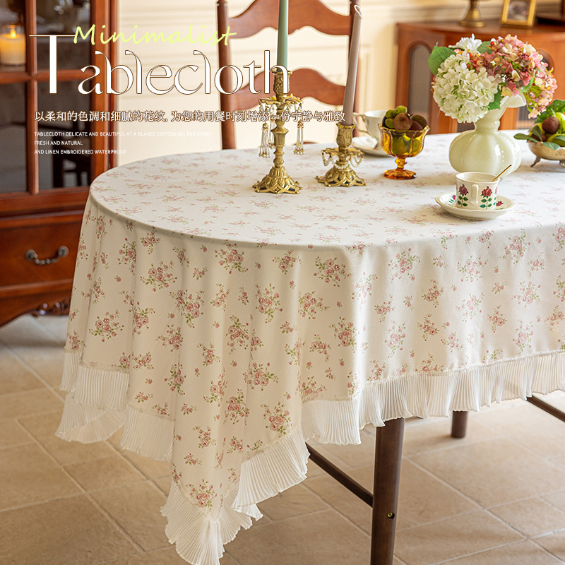 花期 跨境专供北欧简约时尚大方高级感风餐桌布长条布艺边柜盖巾装饰新款桌旗批发代发详情1