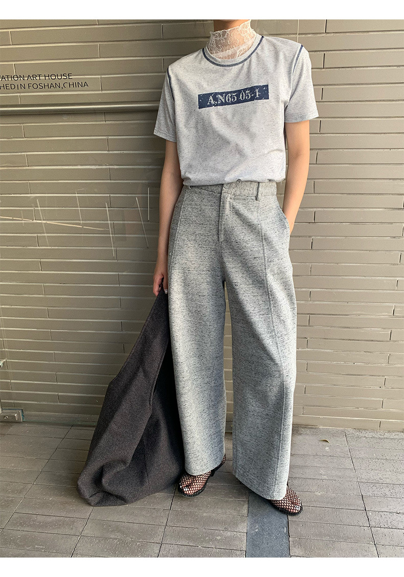 NEIHE内赫2025时尚休闲镰刀卫衣长裤子女春秋季女装新款252215详情17