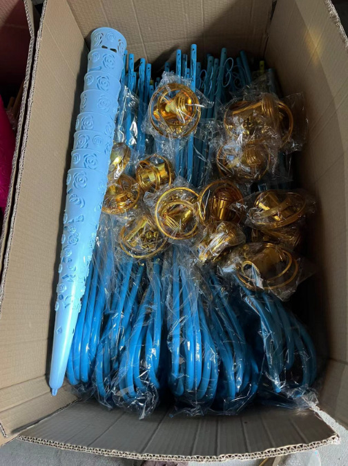 Direct sales manufacturer cross-border wedding and wedding scene wedding baskets, iron baskets, flower baskets, wedding flower stands, welcome baskets, aisle flower baskets pic 34