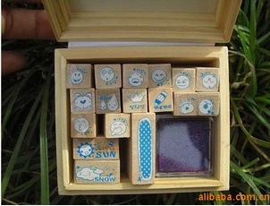 17 new wooden boxes and stamps from HIVE in South Korea +1 grade gift wooden stamps with quality guaranteed pic 2