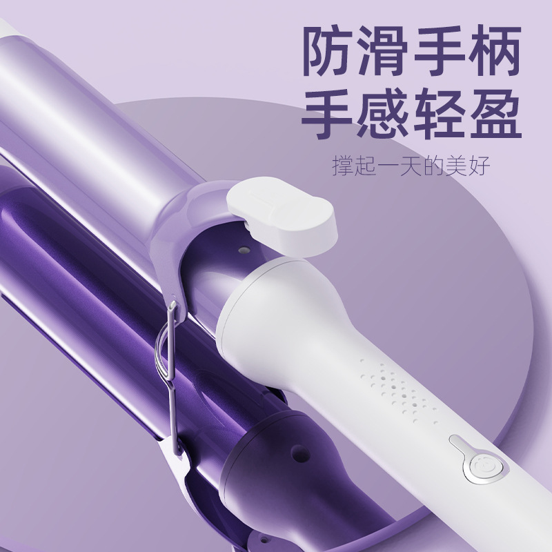 Factory direct supply of large wave fully automatic curling irons, electric rotating Korean-style lazy and non-damaging egg curling irons pic 18