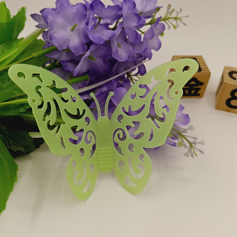 厂家直销3D立体镂空蝴蝶夜光蝴蝶炫彩蝴蝶渐变色蝴蝶详情13
