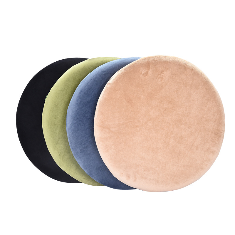 Memory foam slow rebound round seat cushion, health care seat cushion, office cushion, buttock beauty cushion, round student cushion pic 1