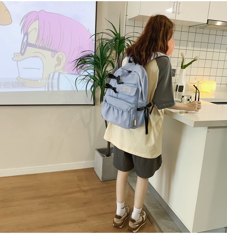 日系ins书包初中高中女生大学生高颜值双肩包蝴蝶结背包2023新款详情24