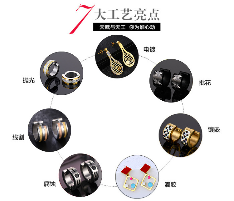 Amazon popular accessories K9 crystal pendant new Stainless steel short necklace collarbone chain wholesale from South America pic 10