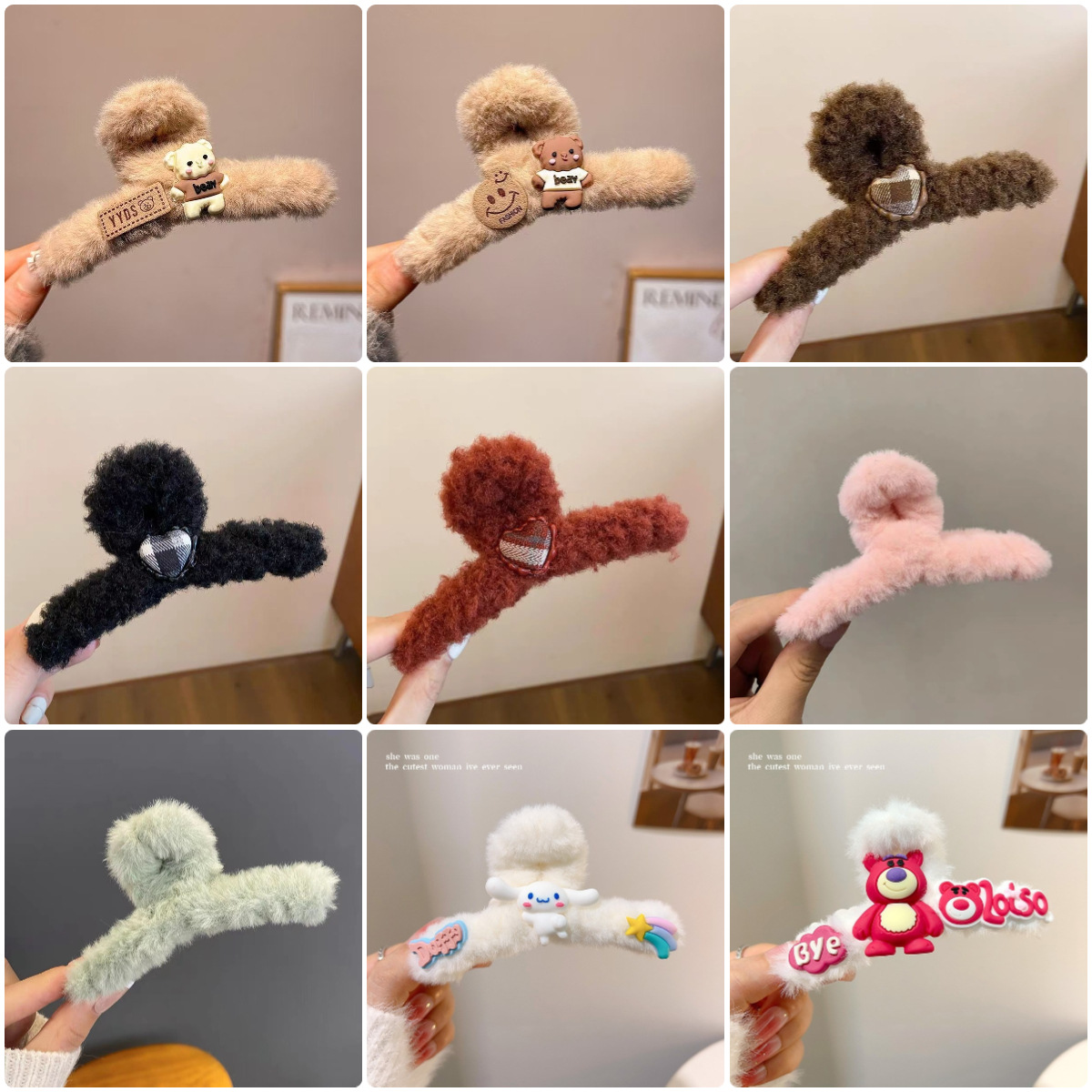 Super fairy-like simulation flower butterfly flower tassel grab clip, sweet and feminine style, unique and exquisite hair clip, ins versatile hair accessory trend pic 7