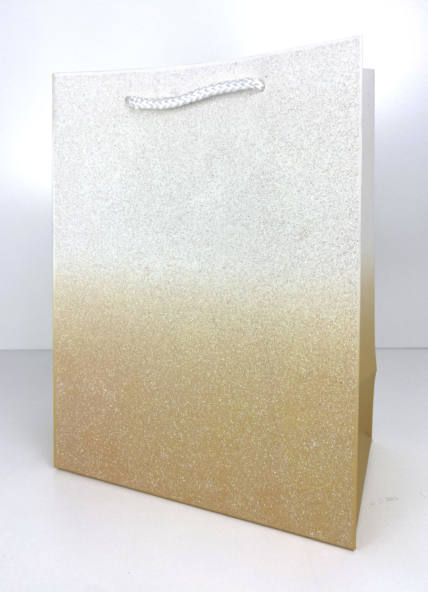 Gift bag Cross-border paper gift paper bag, gradient full-page bright pink shopping paper bag, premium packaging bag pic 4
