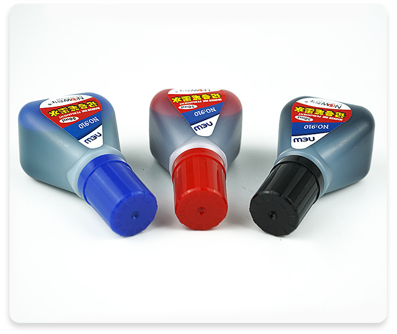 Wholesale of New Year marker pen ink, black, red and blue colored oil-based pens, waterproof underline pens, ink refill liquid and filling liquid pic 12