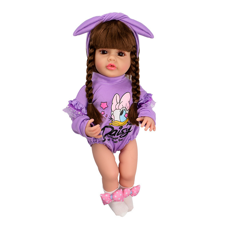 仿真娃娃工厂直销跨境新款60cm仿真婴儿重生娃娃全软胶洋娃娃玩偶详情16