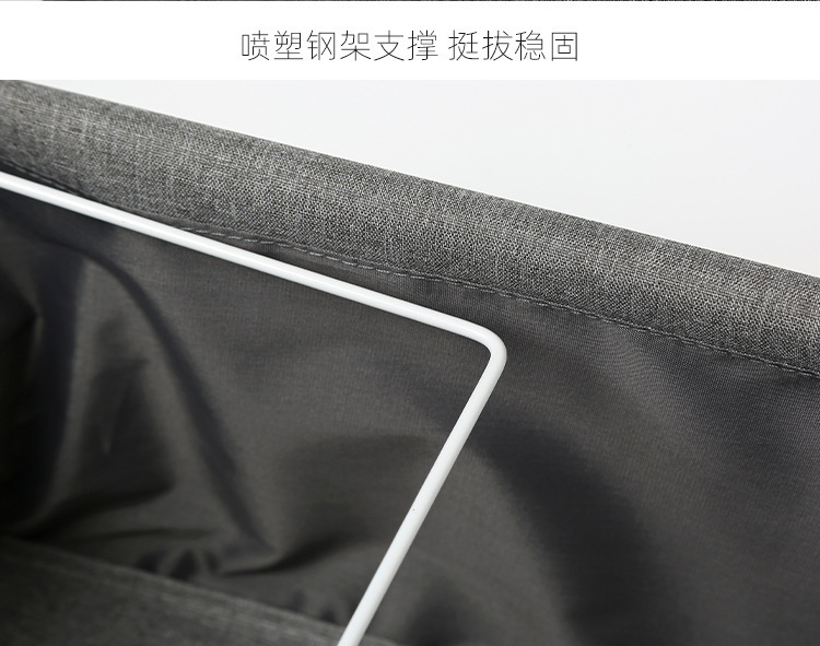 布艺阳离子折叠收纳筐批发玩具收纳框衣物收纳篮玩具筐杂物置物篮详情14