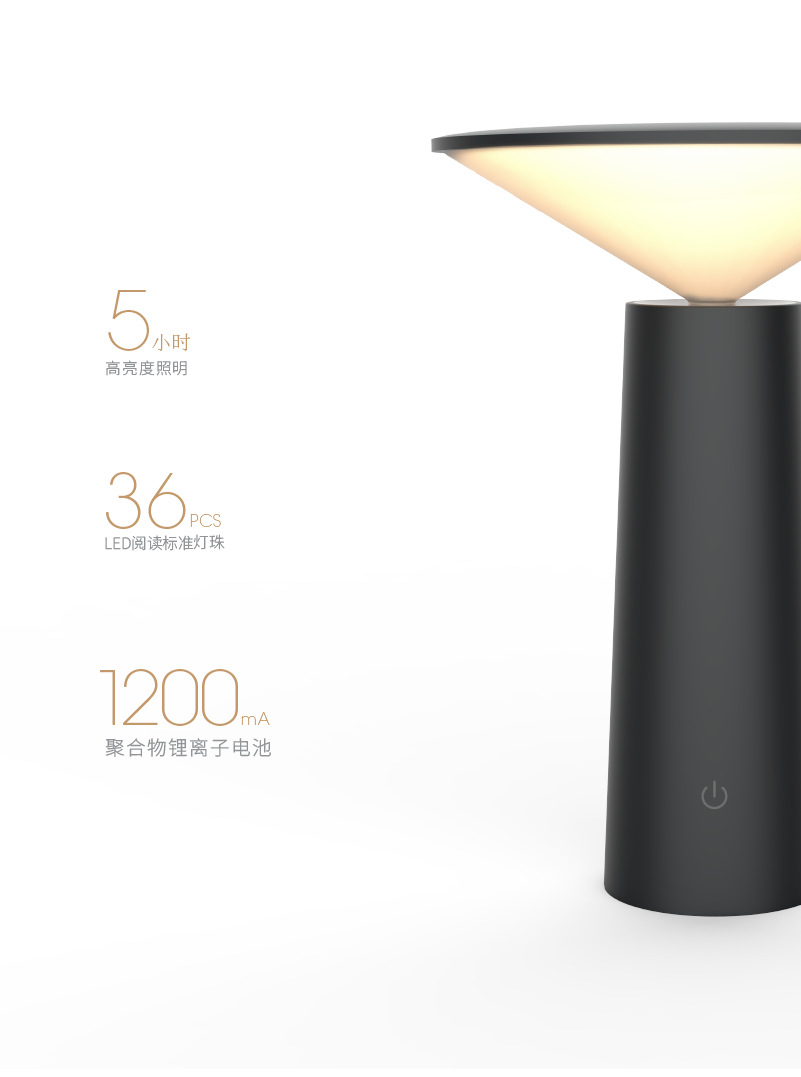 Mini bar counter, small iLED table lamp, store atmosphere light, home bedroom touch three-color stepless dimming pic 9