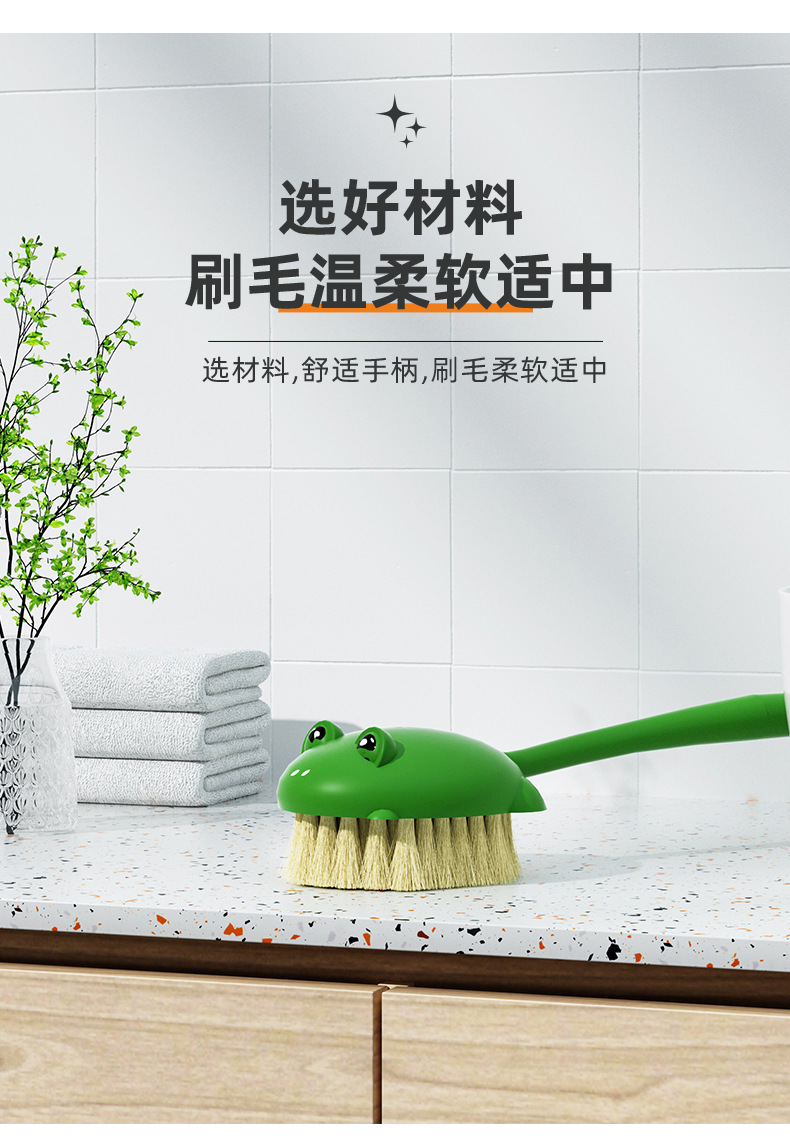 哆哆哇洗澡刷子搓背长柄刷软毛双面沐浴刷搓泥去灰搓澡刷背神器详情12