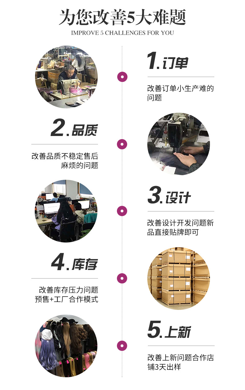 Amazon cross-border best-selling wig, ponytail, clip style, long curly hair, high-temperature synthetic fiber, one-piece consignment, factory direct sales pic 4