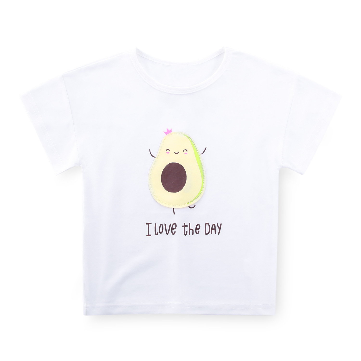 童趣T恤卡通儿童文化衫简约纯棉印字亲子班服批发详情27