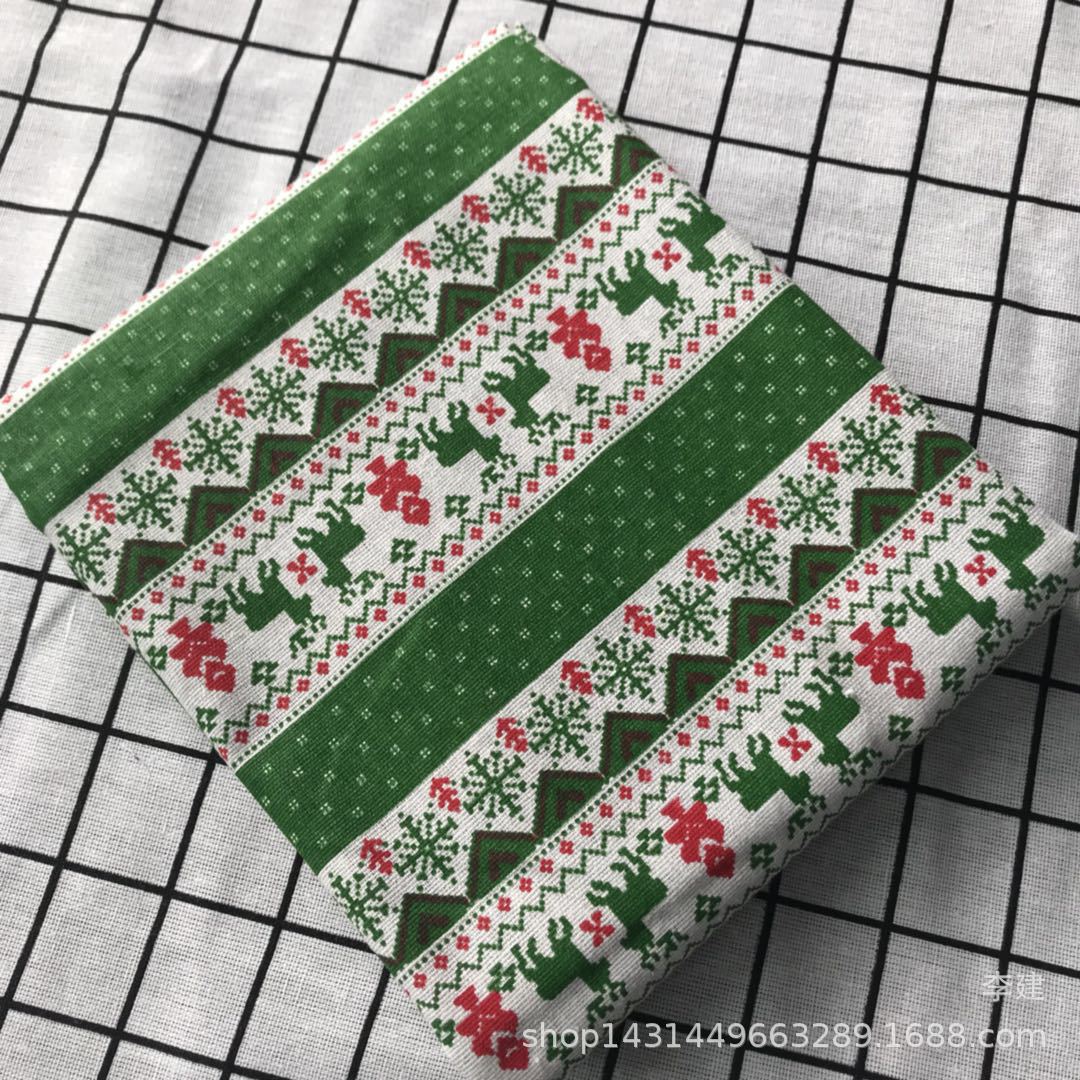 Jianxiang Textile Factory supplies linen printed Nordic-style tablecloths, cushions, aprons and storage bags, which can be made into PE film pic 35