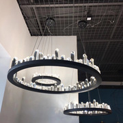 loft复古工业风餐厅吧台铁艺吊灯美式简约客厅书房创意灯具详情3