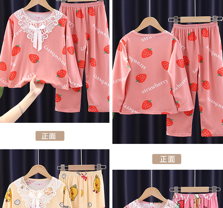 男童睡衣儿童春秋冬季款长袖全纯棉宝宝小男孩生中大童家居服套装详情8