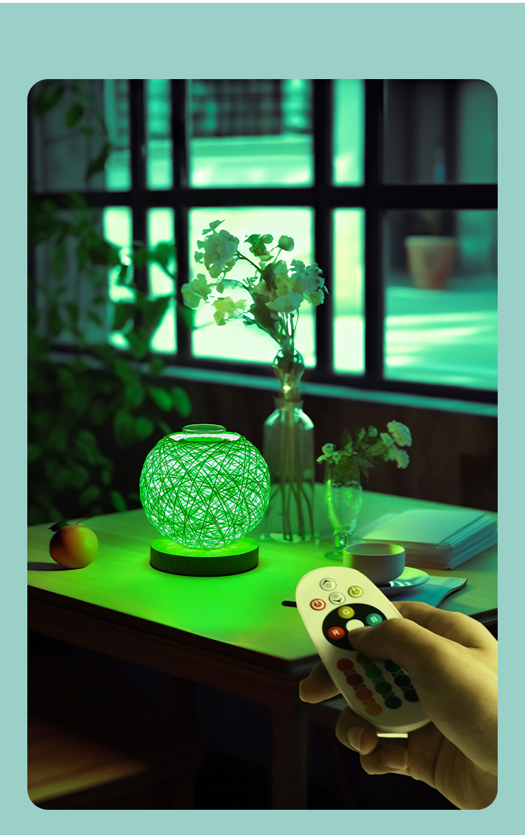Salón de belleza especial LED 7 colores gradiente máquina de luz de aromaterapia dormitorio eléctrico estufa de aromaterapia USB pequeña luz nocturna lámpara de aceite esencial luz de atmósfera artesanía de cristal decoración pic 13