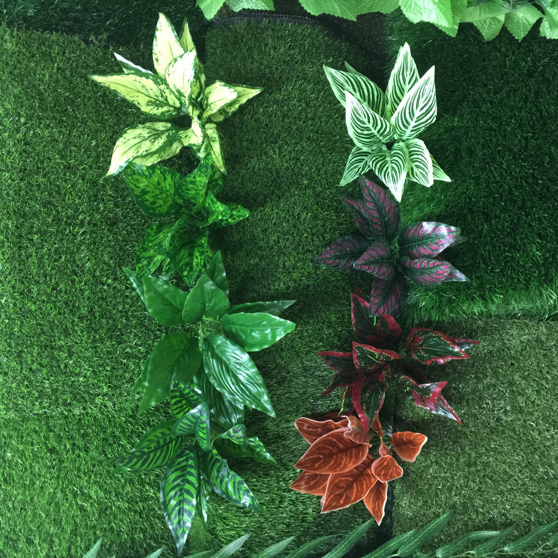 Artificial flowers, artificial lawns, artificial trees, artificial flower, artificial lawn, artificial tree manufacturers, artificial magnolia leaves, artificial plant wall accessories, DIY small bonsai, green plants, hand-held leaves, plant walls, artificial flowers, artificial lawns, artificial trees pic 2