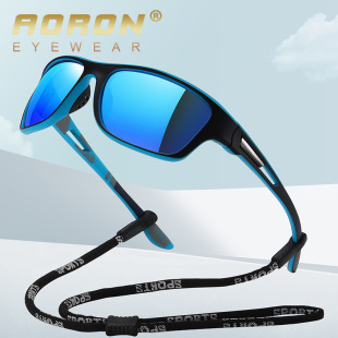 New one-piece large-frame outdoor sports sunglasses, cross-border polarized and colorful cycling sunglasses, trendy sunglasses 3086 pic 3