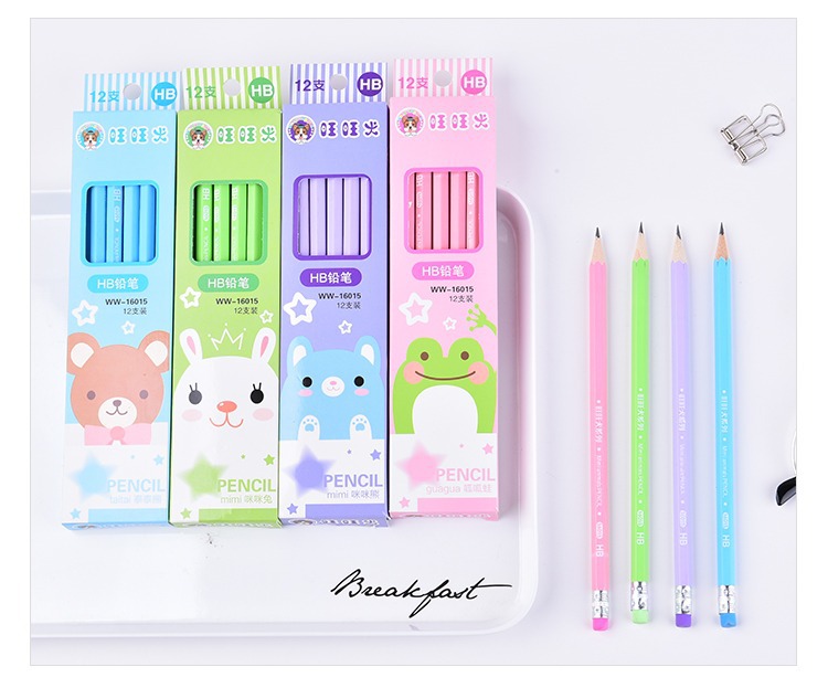 Creative traditional Chinese culture fruits, top students on the golden list, HB eco-friendly pencils, student pencils, stationery wholesale and customization pic 19