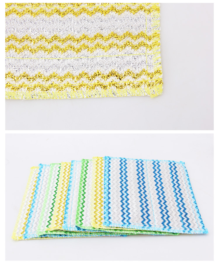 Bulk pot scrubbing cloth PET cleaning wire, a kitchen pot scrubbing and dishwashing wonder, double-sided usable, can replace steel wool balls pic 16