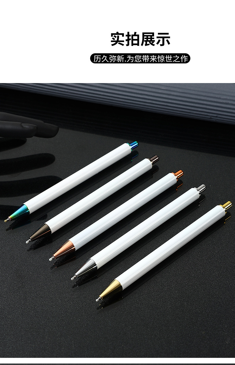 Metal pens, ballpoint pens, white gel pens, signature pens and ballpoint pens are in stock and can be used for heat transfer and sublimation pic 11