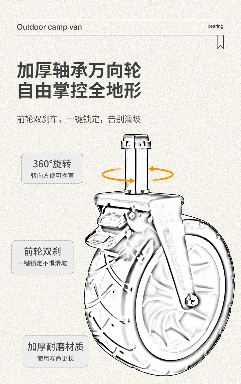 Factory direct supply outdoor camping carts, campsite carts, portable folding carts, camping carts, lightweight grocery shopping camping carts pic 21