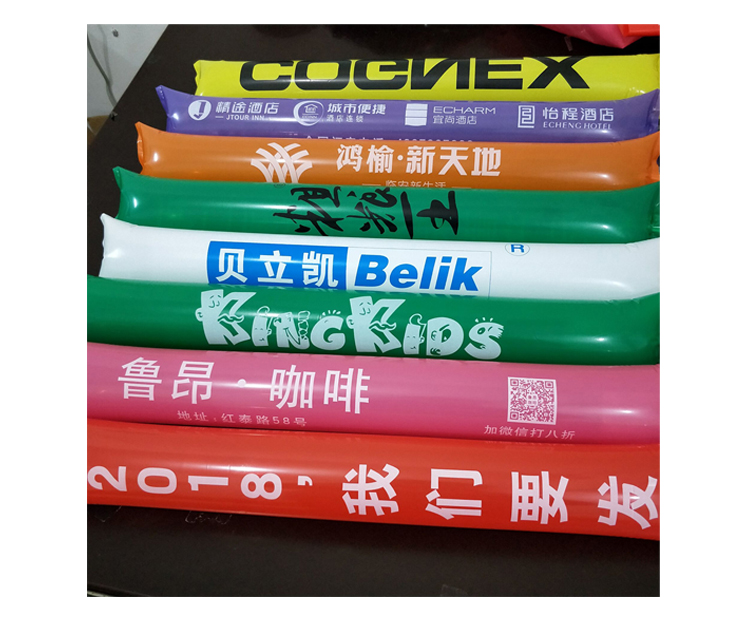Cheering stick, inflatable cheerleading stick, inflatable stick, advertising and promotion, cheerleading stick, cheering stick, support stick, balloon, printed logo pic 4