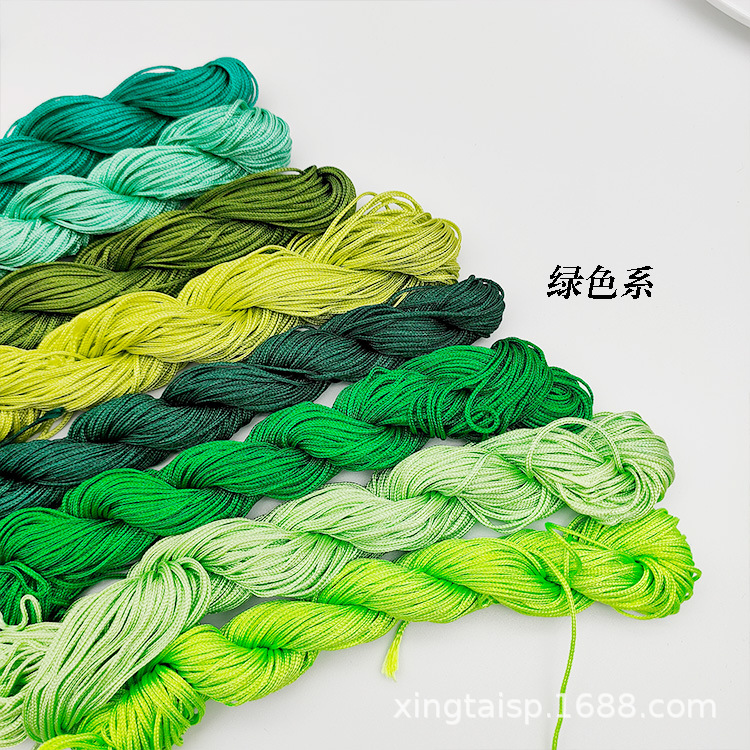 diy jewelry thread AB, Taiwan jade thread, colorful jewelry, nylon thread, jade bracelet, braided rope, 1mm jade thread wholesale pic 13