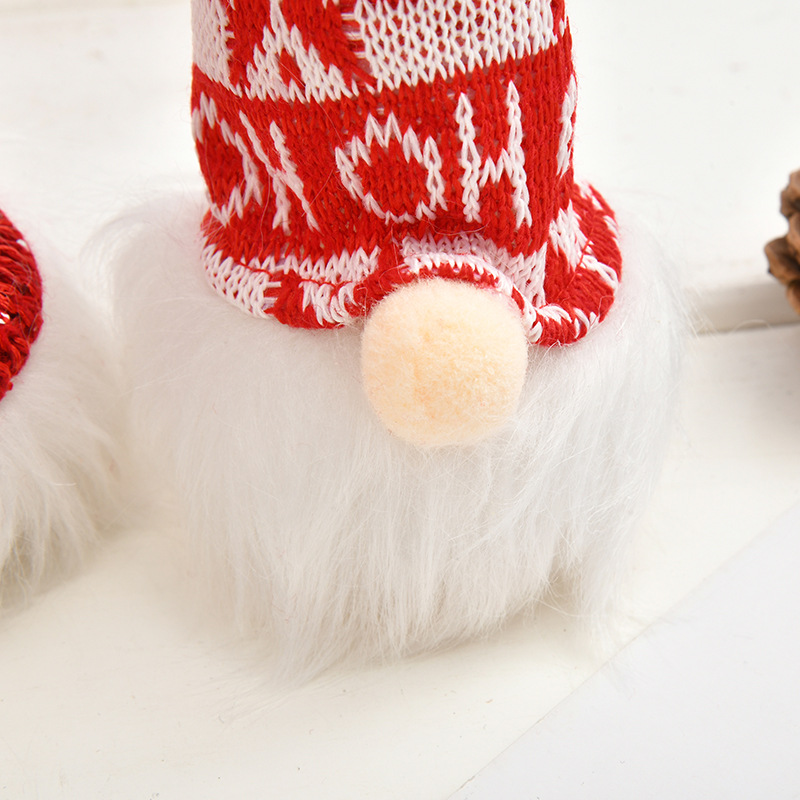 Cross-border new Christmas products: Warm, glowing, faceless old man Forest Elf pendant, Christmas tree decoration prop pic 8