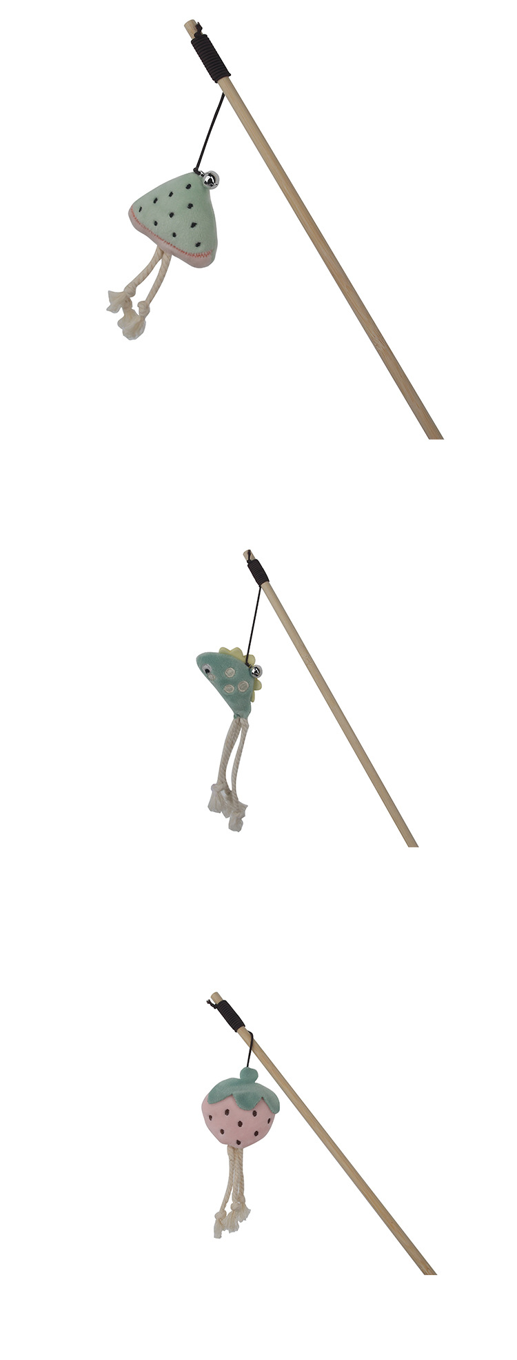 New green cat toys, interactive cat toys, bamboo sticks for export to Amazon, cross-border cat products pic 20