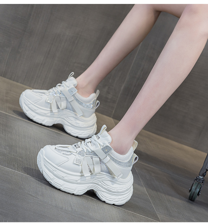 厚底网红时尚老爹鞋女2025新款休闲百搭内增高轻便小个子运动潮鞋详情47