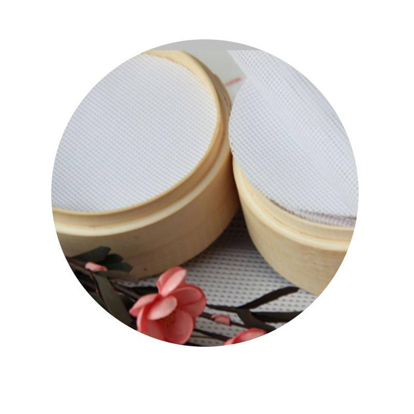 38 New type of silicone pad, steamer pad, baking steamer cloth, non-stick oil drawer cloth, round silicone pad, small steamed bun steamer pad, steamer cloth pic 6