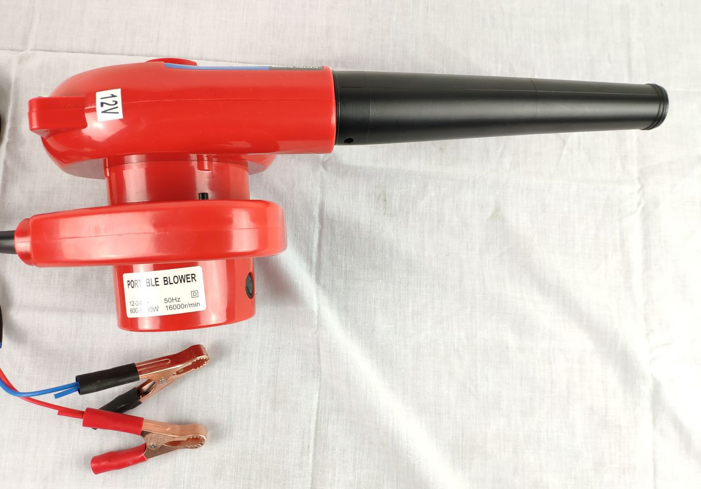 12V - 24V battery-powered electric hair dryer, high-power vehicle-mounted blower, 600W agricultural powder sprayer, dual-purpose for blowing and suction pic 8