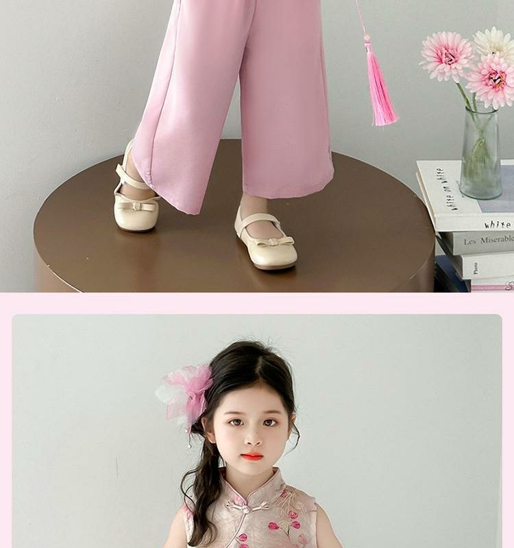 国潮女童夏季国风套装2025新款儿童薄款衣服女宝宝夏装女孩新中式汉服详情18