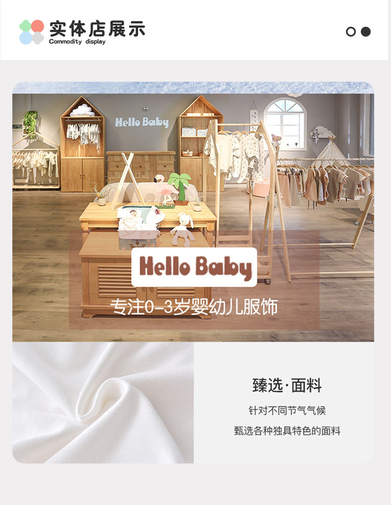 新生儿连体衣婴童A类吸汗哈衣爬服宝宝包屁衣2023年夏季新款详情21