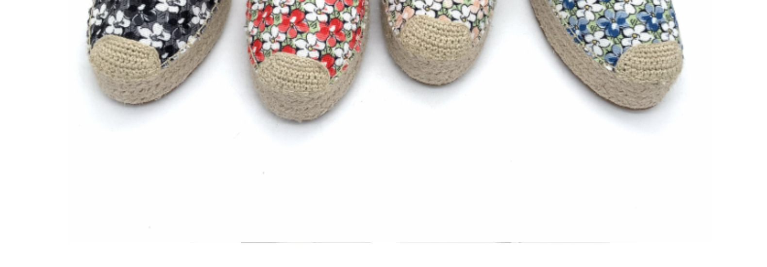 2022新款春夏厚底单鞋增高单鞋广州女鞋工艺鞋碎花文艺清新单鞋女详情12