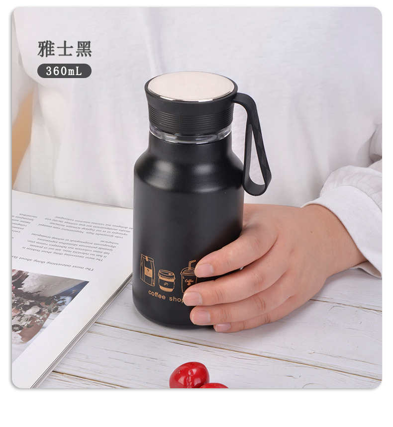 小巧便携可爱创意女士水杯高颜值礼品随行杯简约不锈钢保温杯泡茶详情16