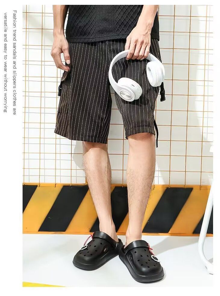 洞洞鞋男厚底软底拖鞋包头凉拖鞋防滑耐磨沙滩鞋夏情侣拖鞋外穿女详情15