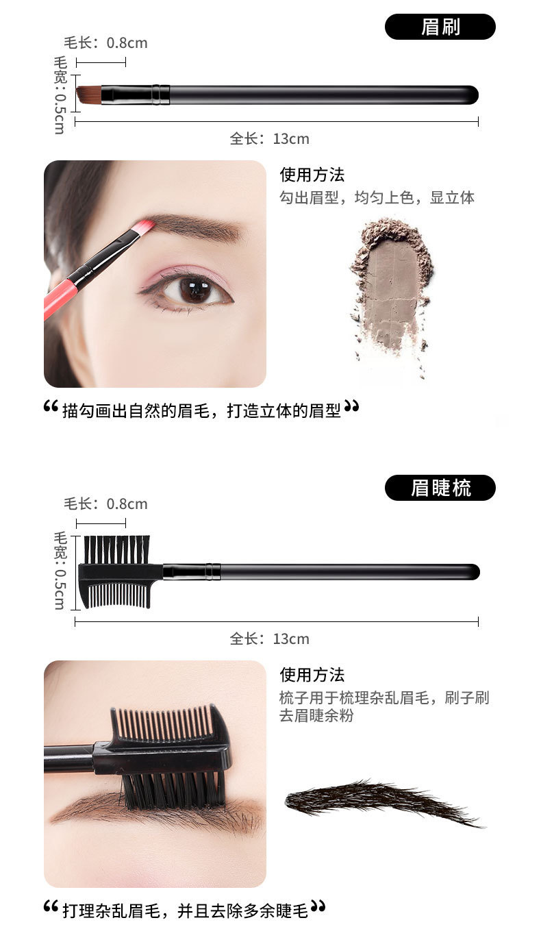 7-piece makeup brush set, concealer brush, portable complete set, iron box, student affordable beauty brush, beauty tools wholesale pic 8