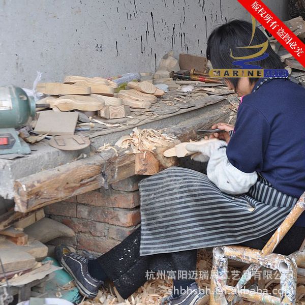 促销新品小鱼串 木制鱼 窗帘装饰 渔网背景装饰 海洋挂件 MA05120详情48